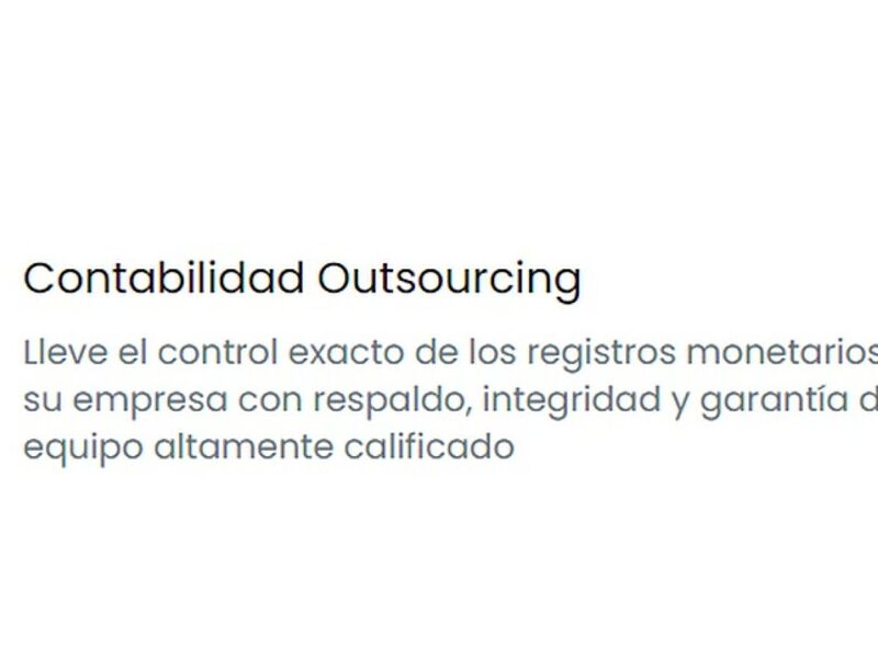 Contabilidad Outsourcing Guatemala 