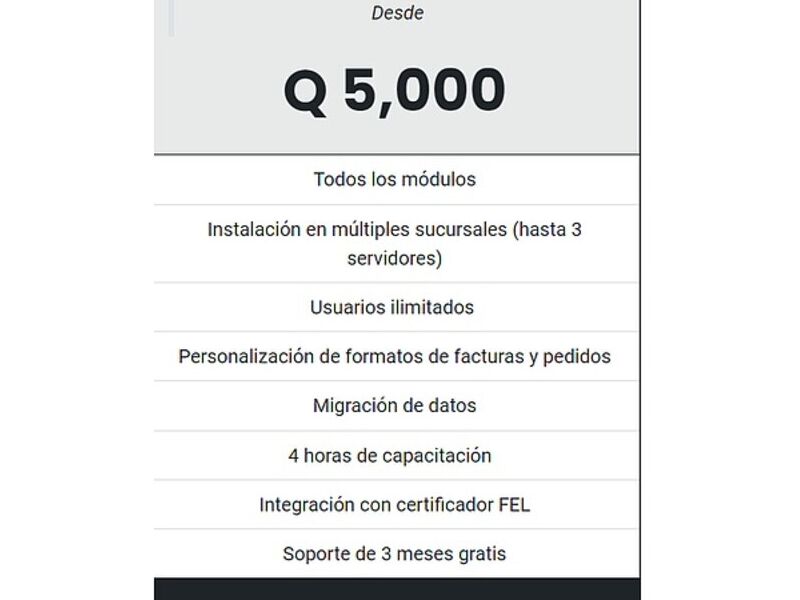 MAS ERP Avanzado Guatemala