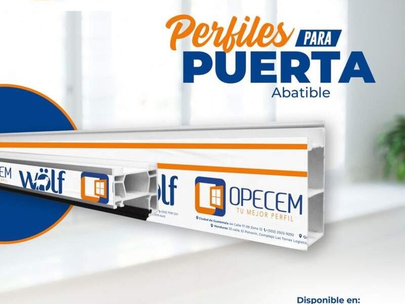 perfiles para puerta Opecem Zona 12