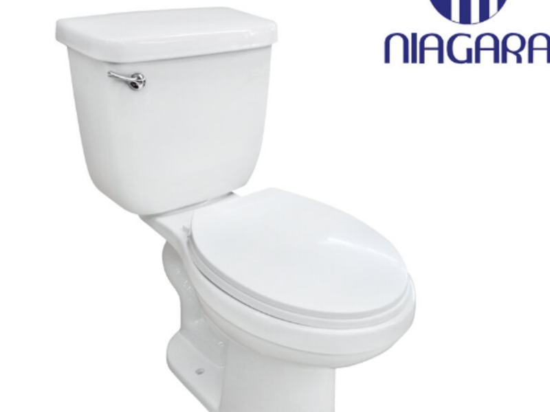 Inodoro redondo blanco Mixco