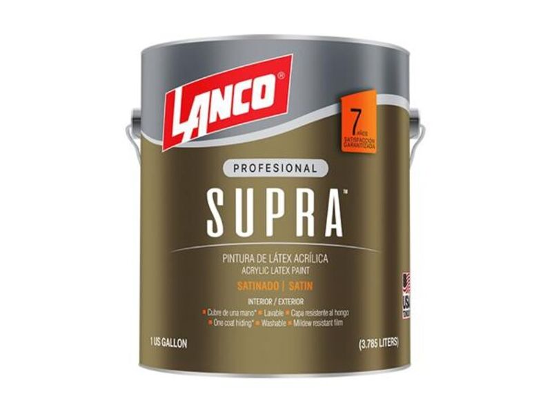 PINTURA SUPRA LATEX SATIN ACCENT LANCO GALÓN 