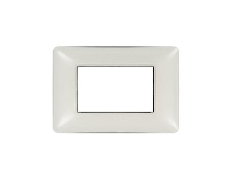 PLACA MATIX 3 MODULO BLANCA