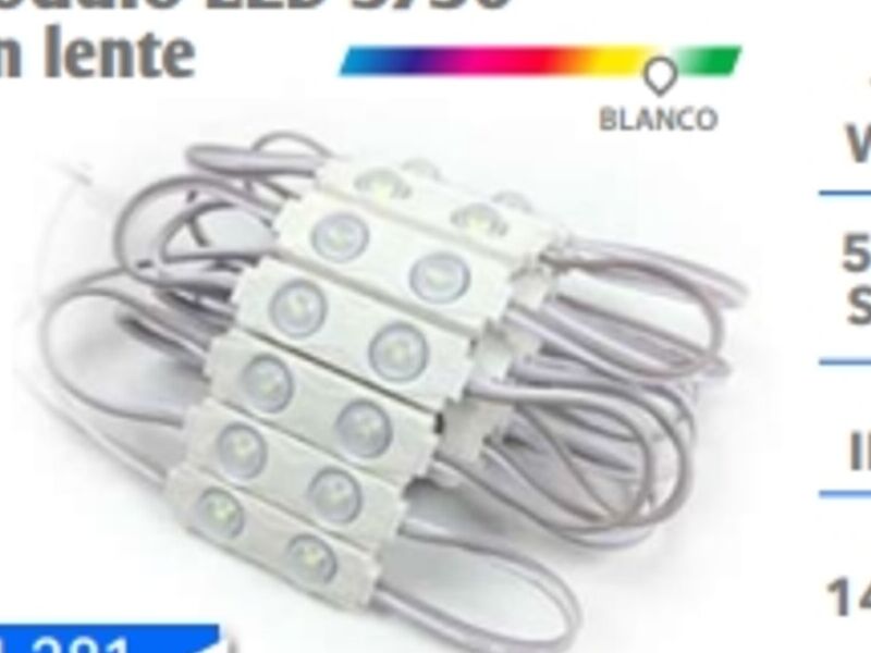 Módulo LED 5730 con lente - guatemala