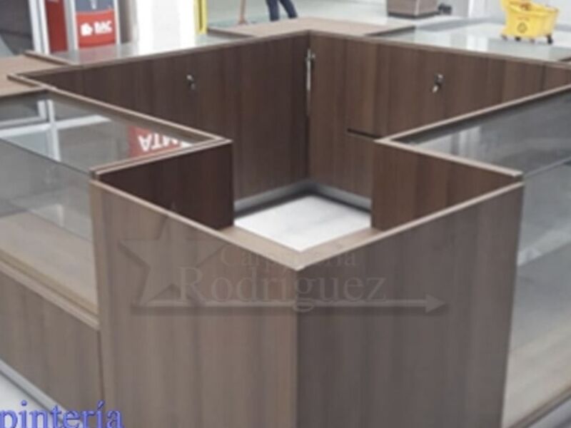 mueble para exhibición comercial - guatemala