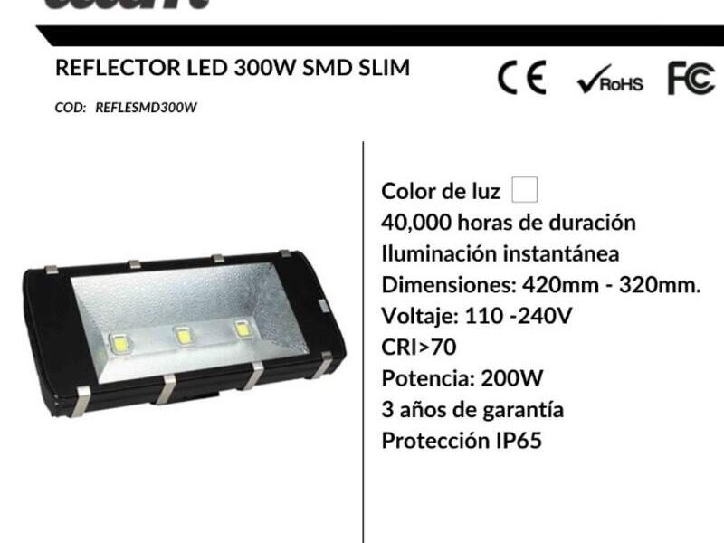 Reflector Led 300W slim en ciudad guatemala