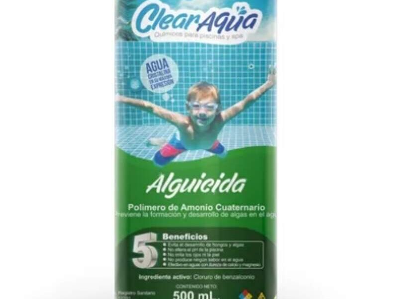 ALGUICIDA CLEARAQUA 1/2 LITRO en mixco