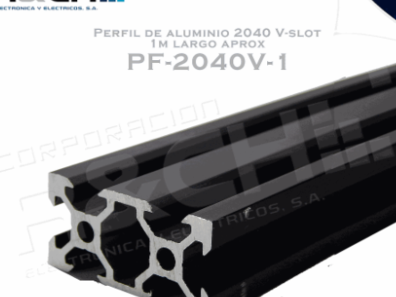 Perfil de Aluminio 2040 V-Slot - Perfiles de aluminio
