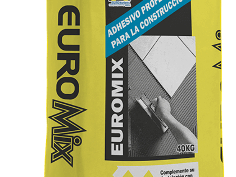 Mortero adhesivo Plus Euromix Guatemala