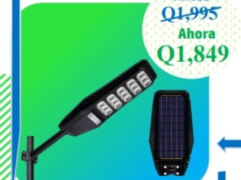 LÁMPARA SOLAR 400W en guatemala