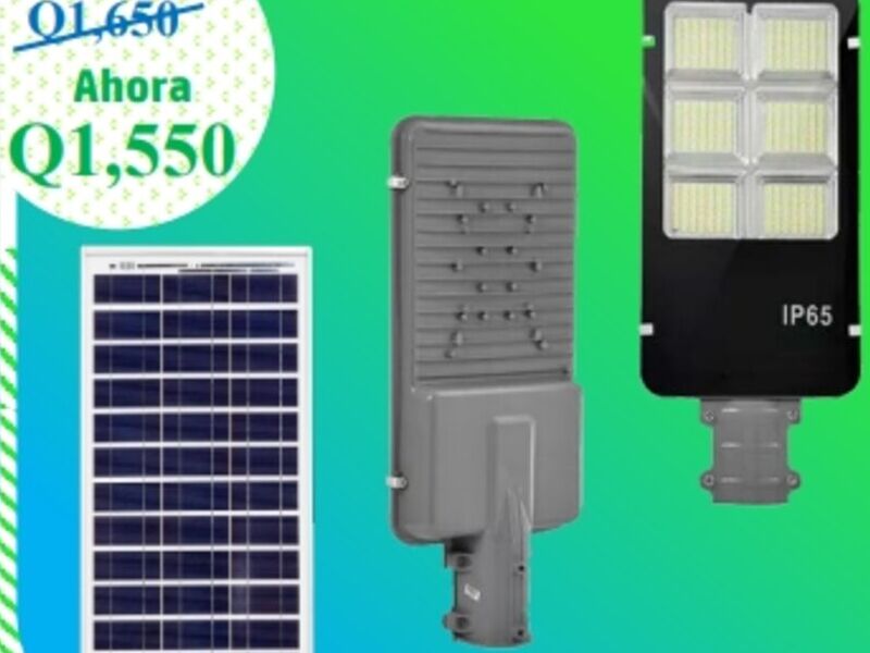 LÁMPARA SOLAR 400W INDUSTRIAL en mixco