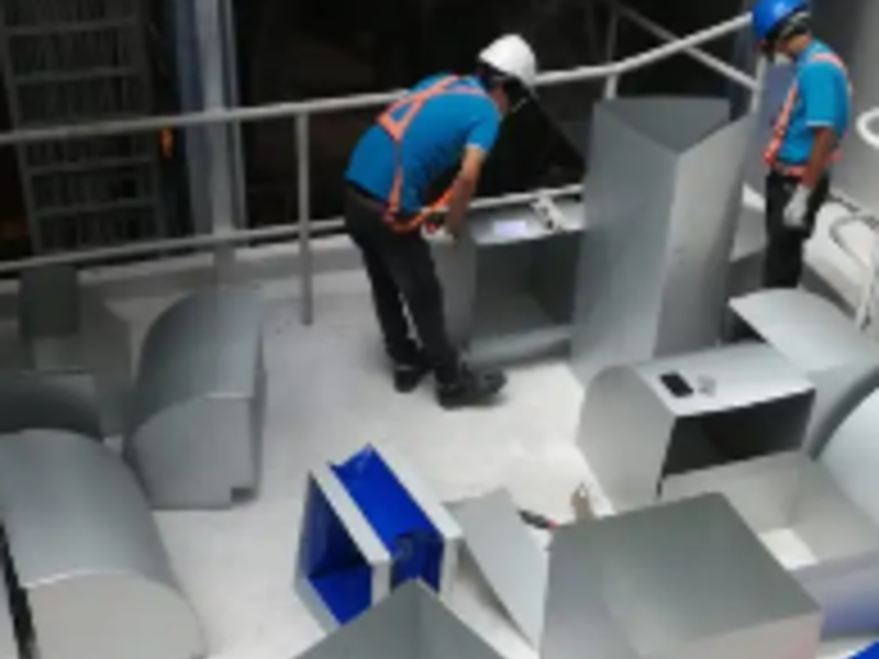 Instalación sistema de ventilación Guatemala