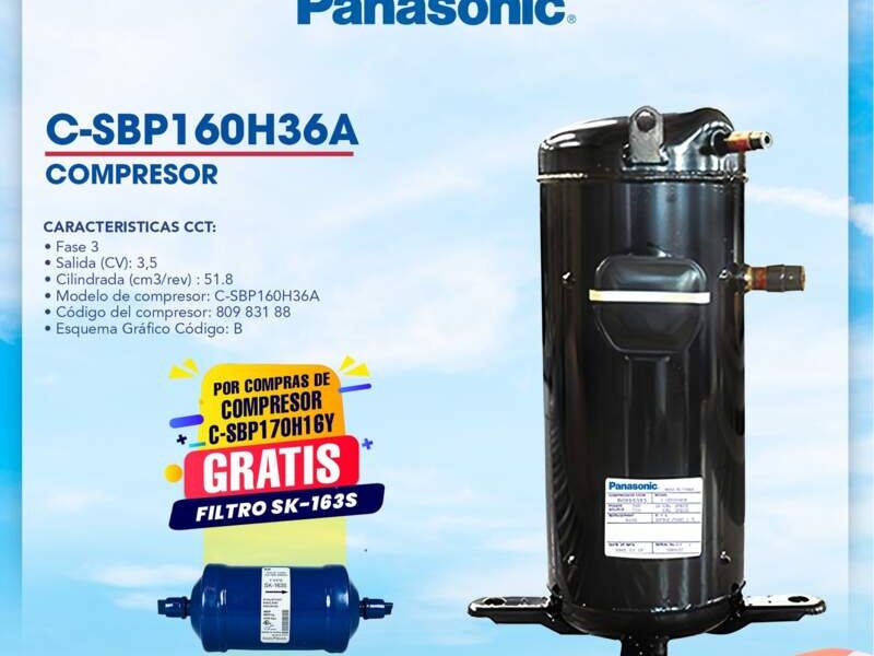 Compresor panasonic Guatemala