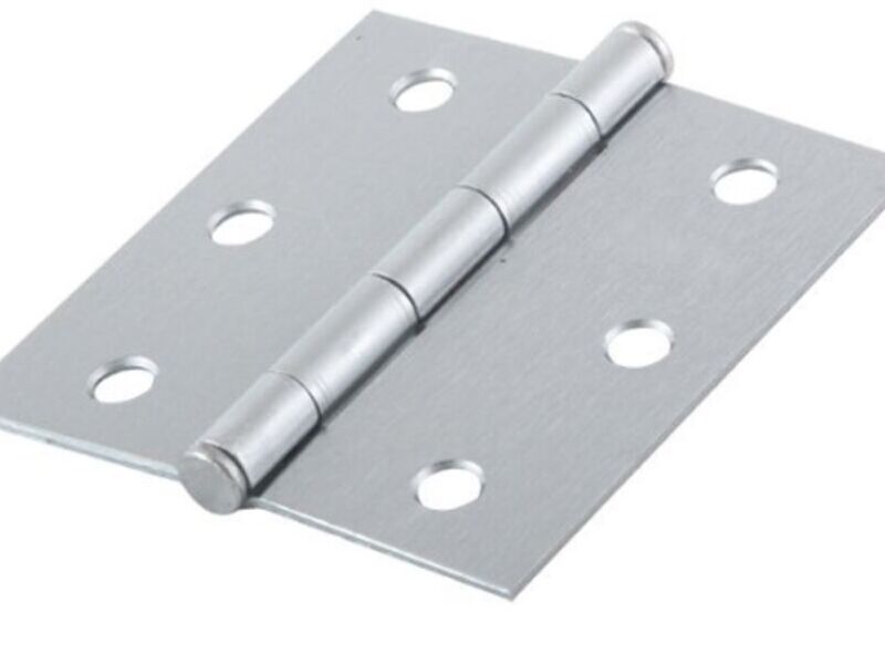 BISAGRA CUADRADA 3"X3" CROMO PERNO SUELTO