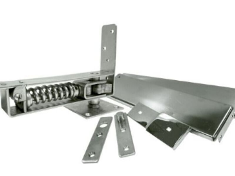 BISAGRA PISO DOBLE ACCION LATON BRILLANTE