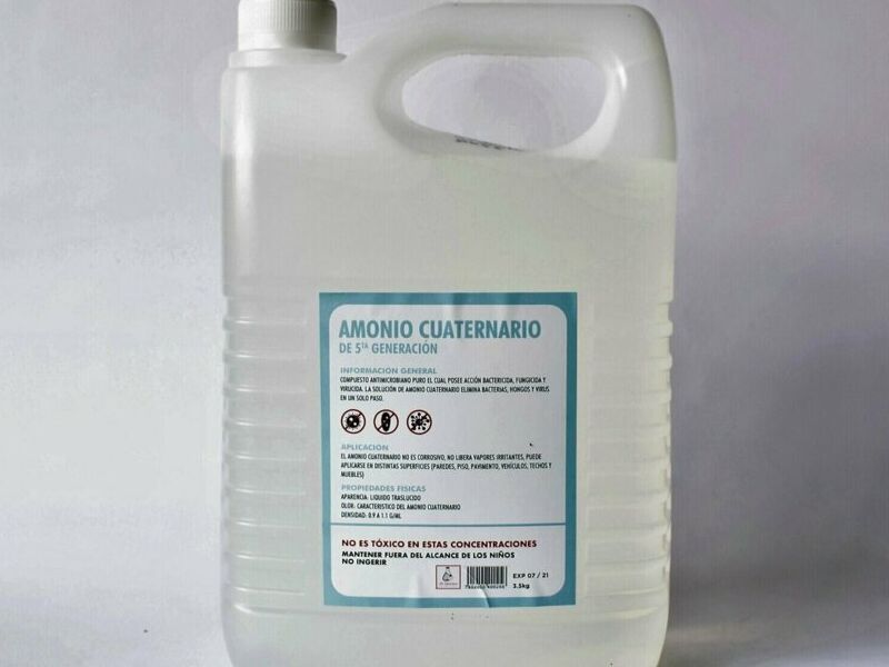Amonio cuaternario al 80 % Guatemala