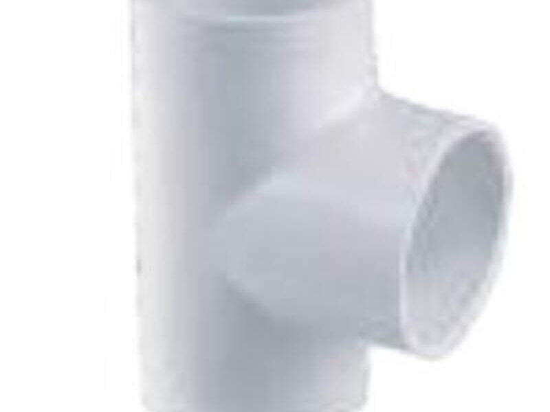 TEE de agua potable en junta cementada 