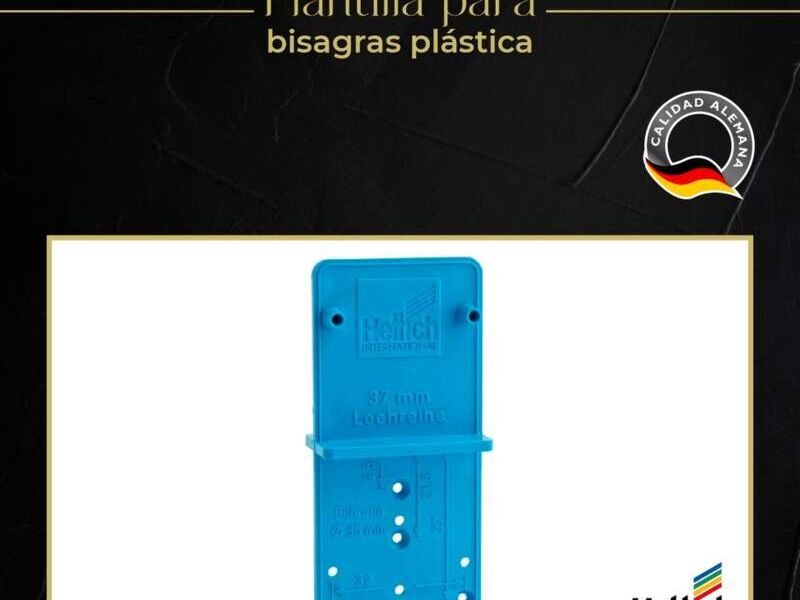 Plantilla plástica para bisagras Guatemala