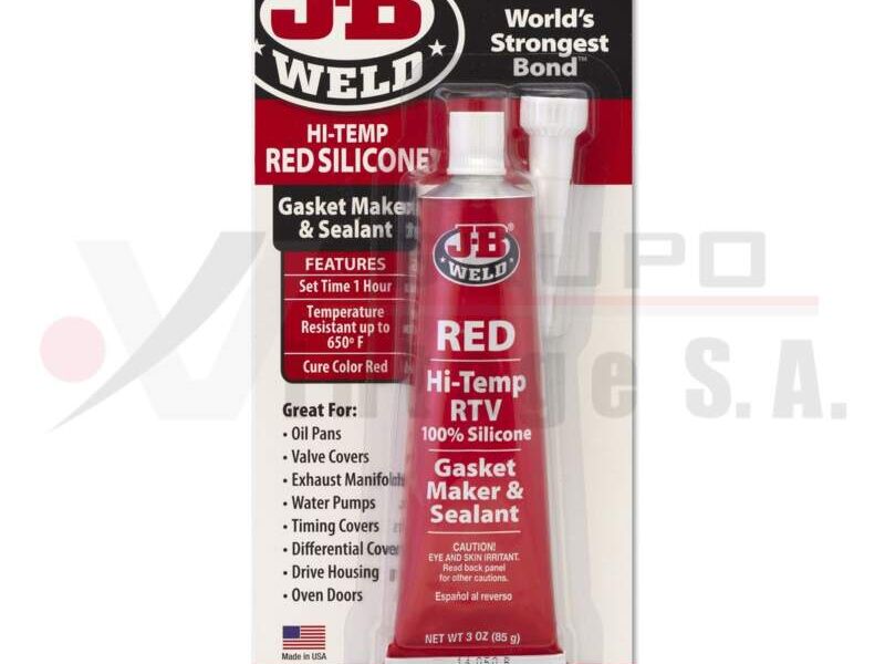 Silicón rojo J-B Mixco