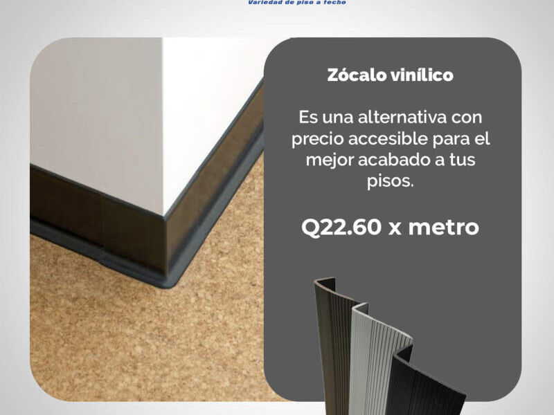 Zócalos vinílicos para pisos Zona 1