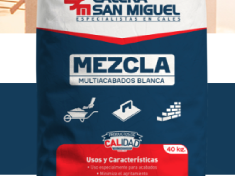 MEZCLA MULTIACABADOS BLANCA en mixco