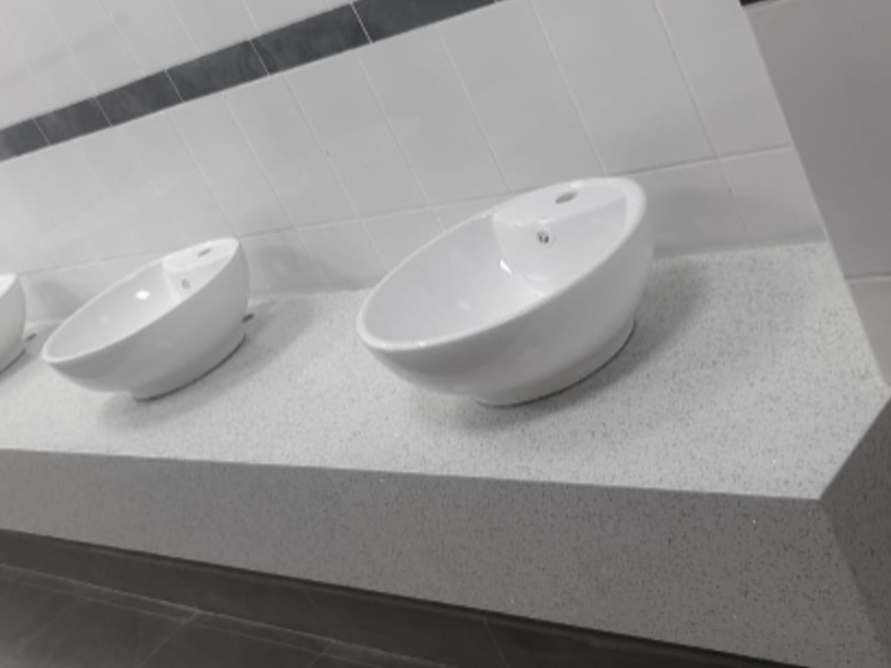 MESONES DE PORCELANATO PARA BAÑO EN MIXCO