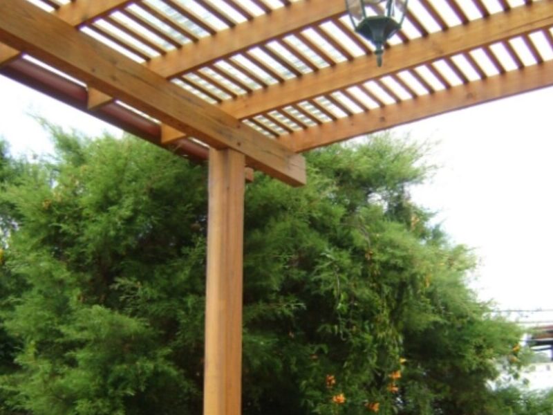 Pérgola Campestre Larguero en amatitlán