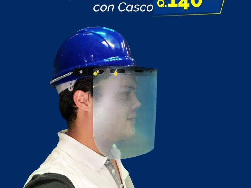 Careta con casco Guatemala