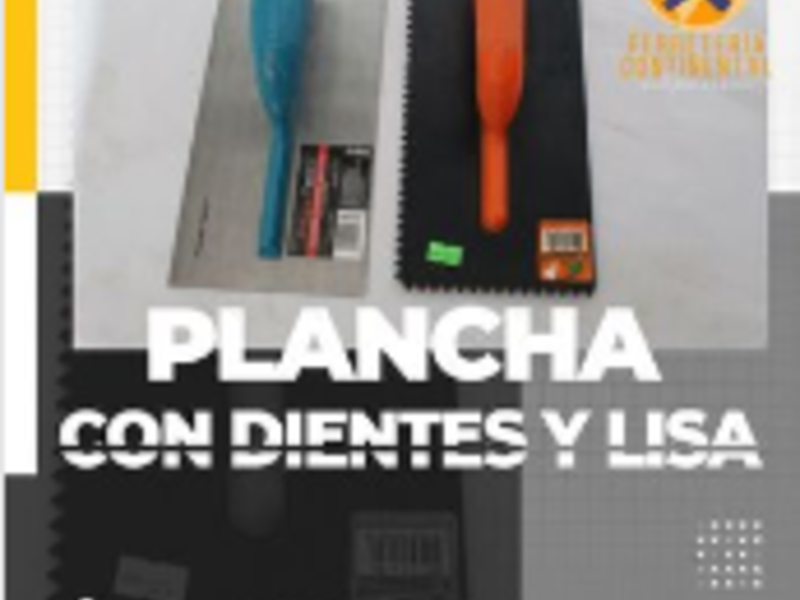 Plancha con diente y lisa Guatemala