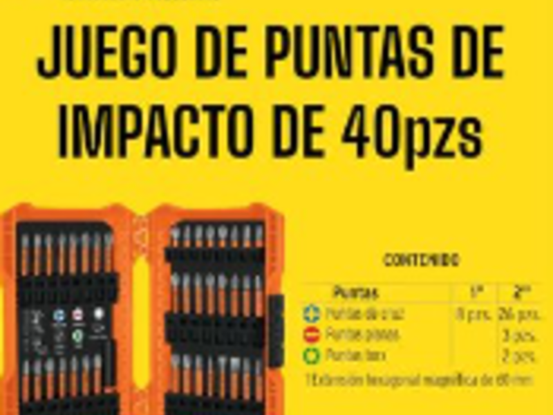 Juego de puntas de impacto Guatemala