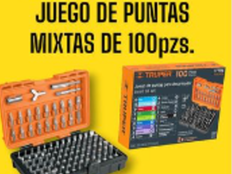 Juego de puntas mixtas 100 piezas Guatemala