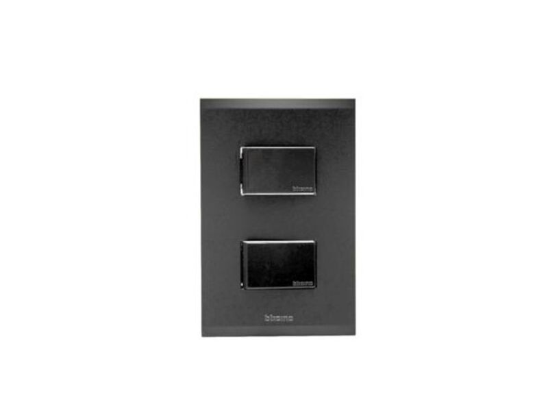 TOMACORRIENTE DOBLE NEGRO NOBILE BTICINO