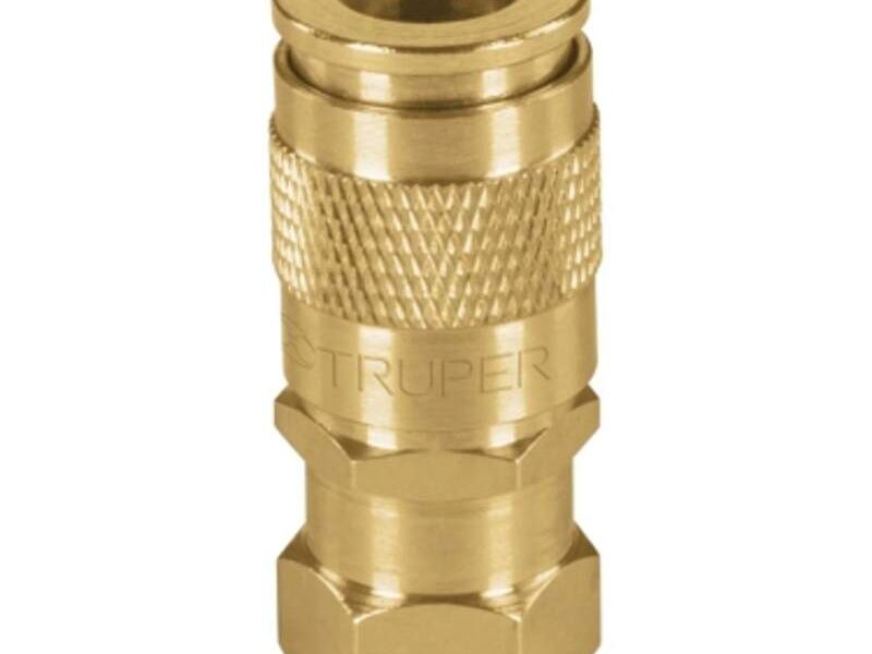 COPLE RAPIDA DE LATON 1/4"