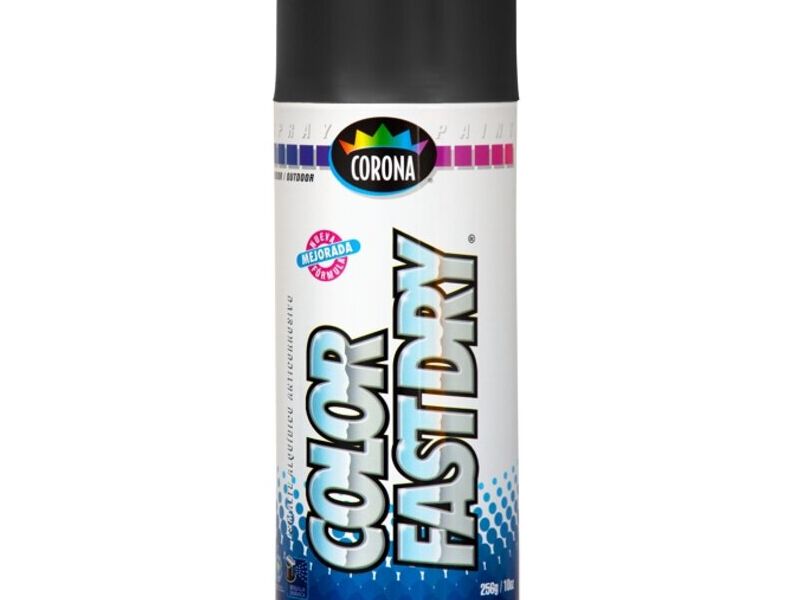 PINTURA SPRAY ALTA TEMPERATURA CORONA NEGRO