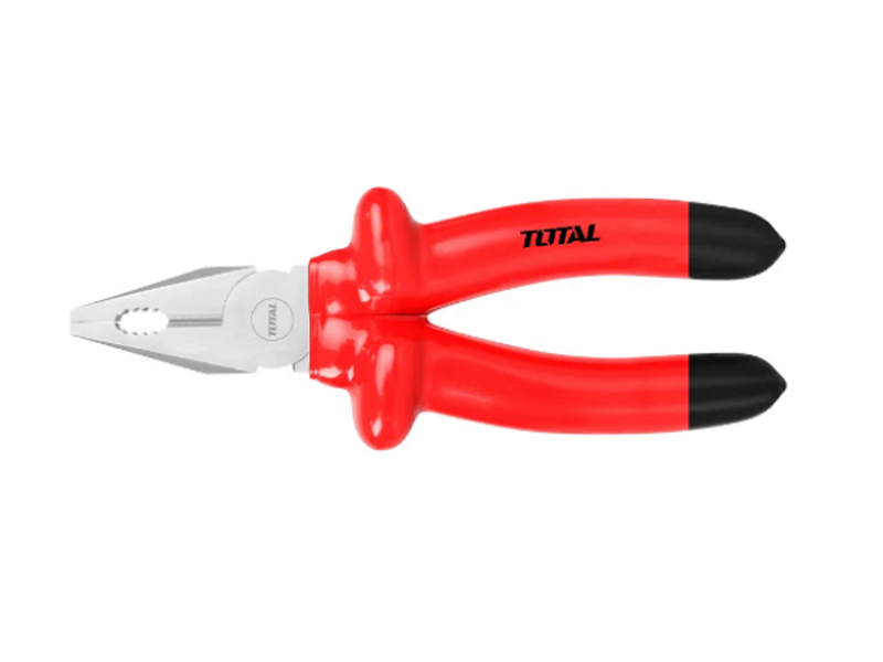 ALICATE UNIVERSAL AISLADO 7" ROJO TOTAL