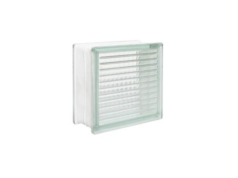 BLOCK VIDRIO 19X19X9.5 CM LINEA/CANAL C6