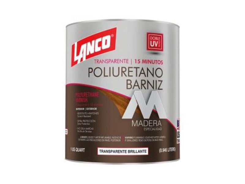 BARNIZ POLIURETANO SECADO RAPIDO NACIONAL.