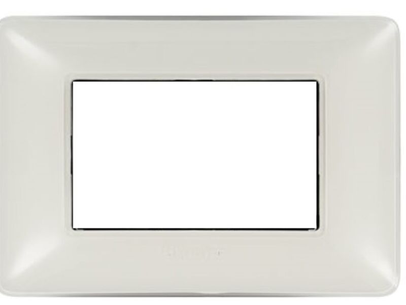 PLACA MATIX 3 MODULO BLANCA