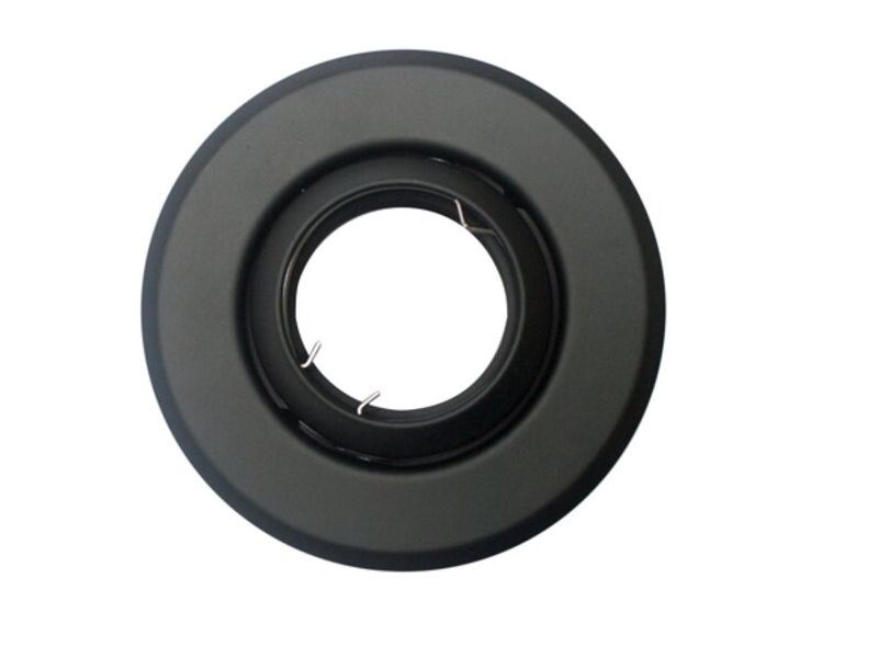 Ojo de buey negro caja octagonal Luxlite