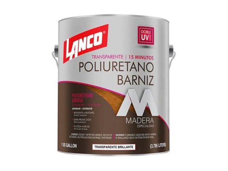 BARNIZ POLIURETANO SECADO RAPIDO LANCO GALON