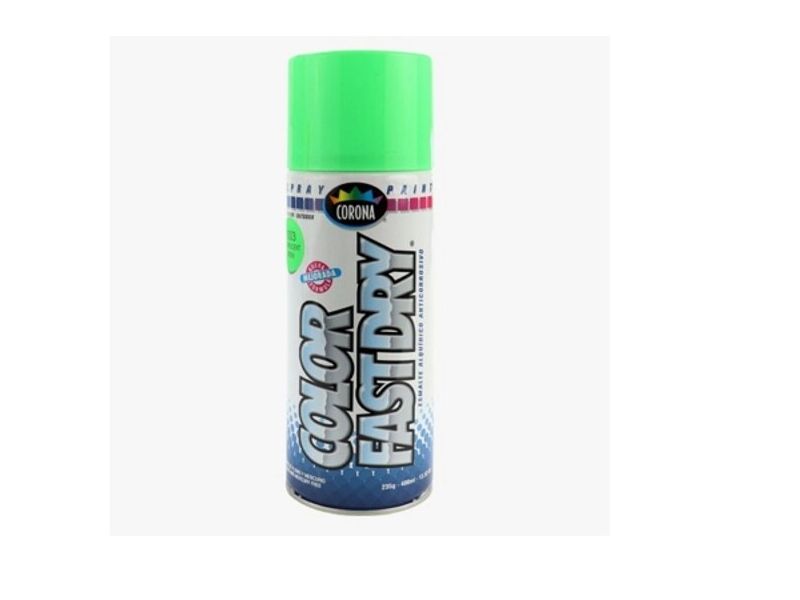 PINTURA SPRAY CORONA VERDE FLUORESCENTE