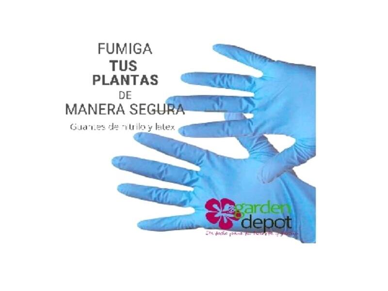 Guantes de nitrilo talla M par