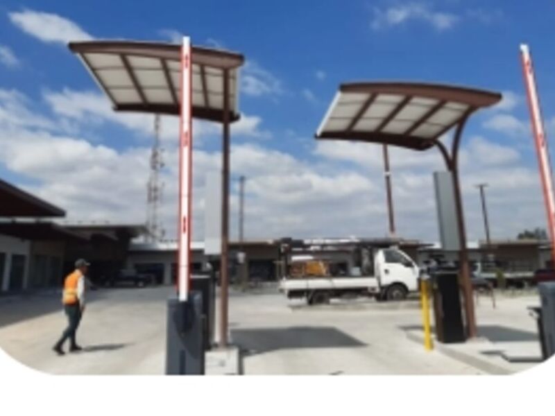 Toldo para garitas Absa Mixco