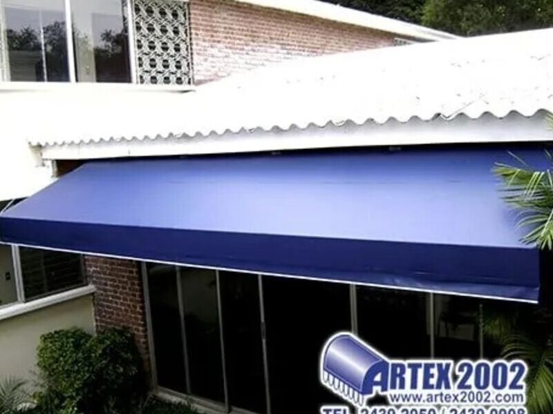 Toldo con lona de Vínil Artex Guatemala