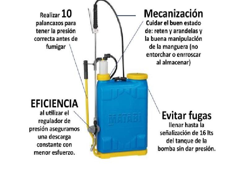 Fumigadora MODELO SUPER 16 Guatemala