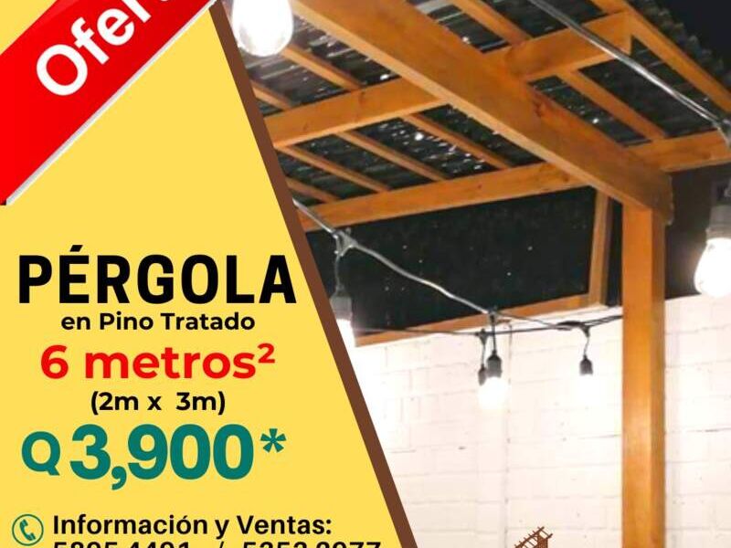 Pérgola de Madera Jade Ciudad de Guatemala