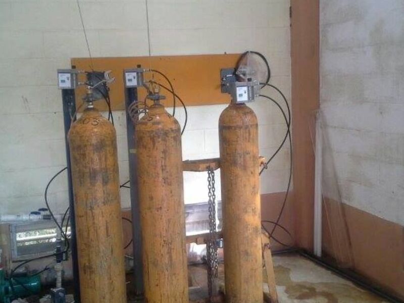 Equipo de gas cloro Magia Luz Guatemala