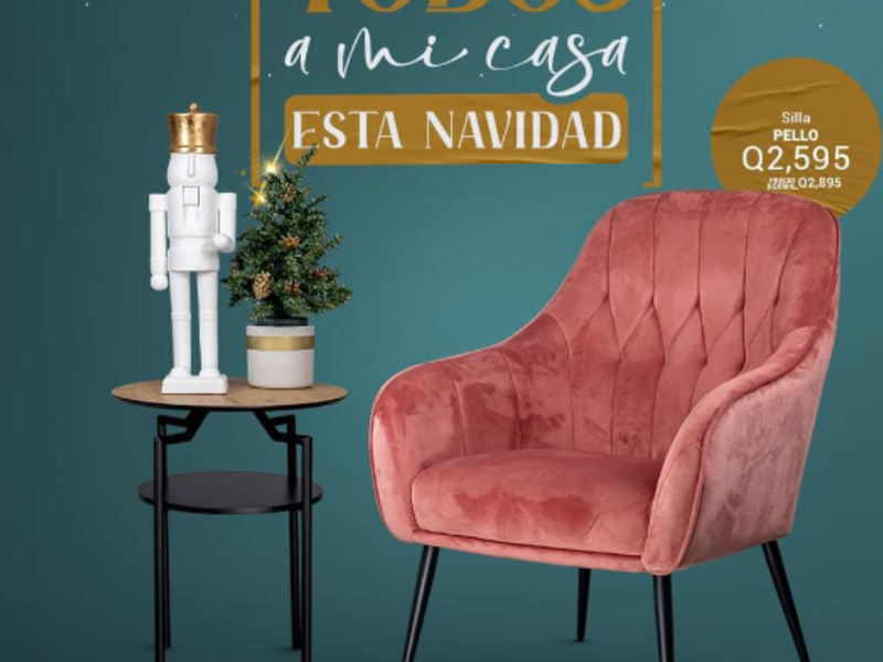 Silla rosa decorativa Guatemala