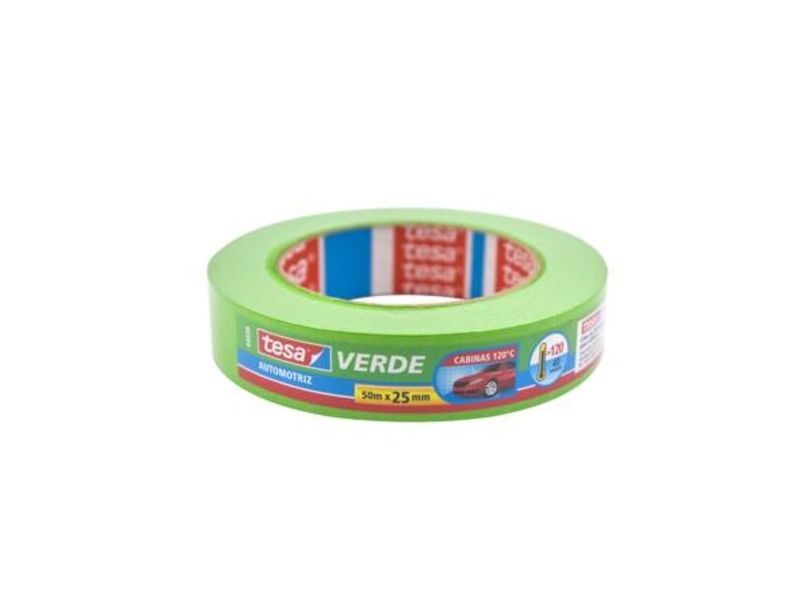 MASKING TAPE VERDE AUTOMOTRIZ 1"X50M TESA