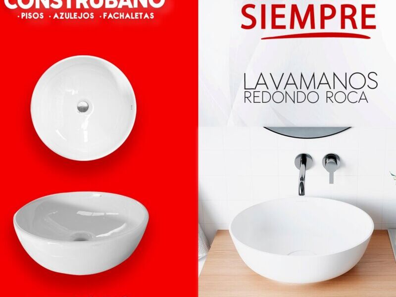 Redondo roca Construbaño Guatemala 