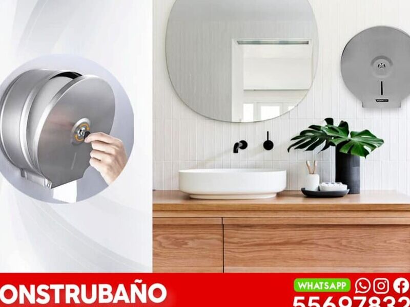 Dispensador de papel higiénico Construbaño